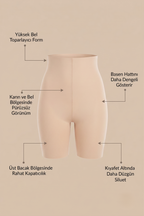 SmoothSculpt Short – Yüksek Bel Toparlayıcı Korse Şort