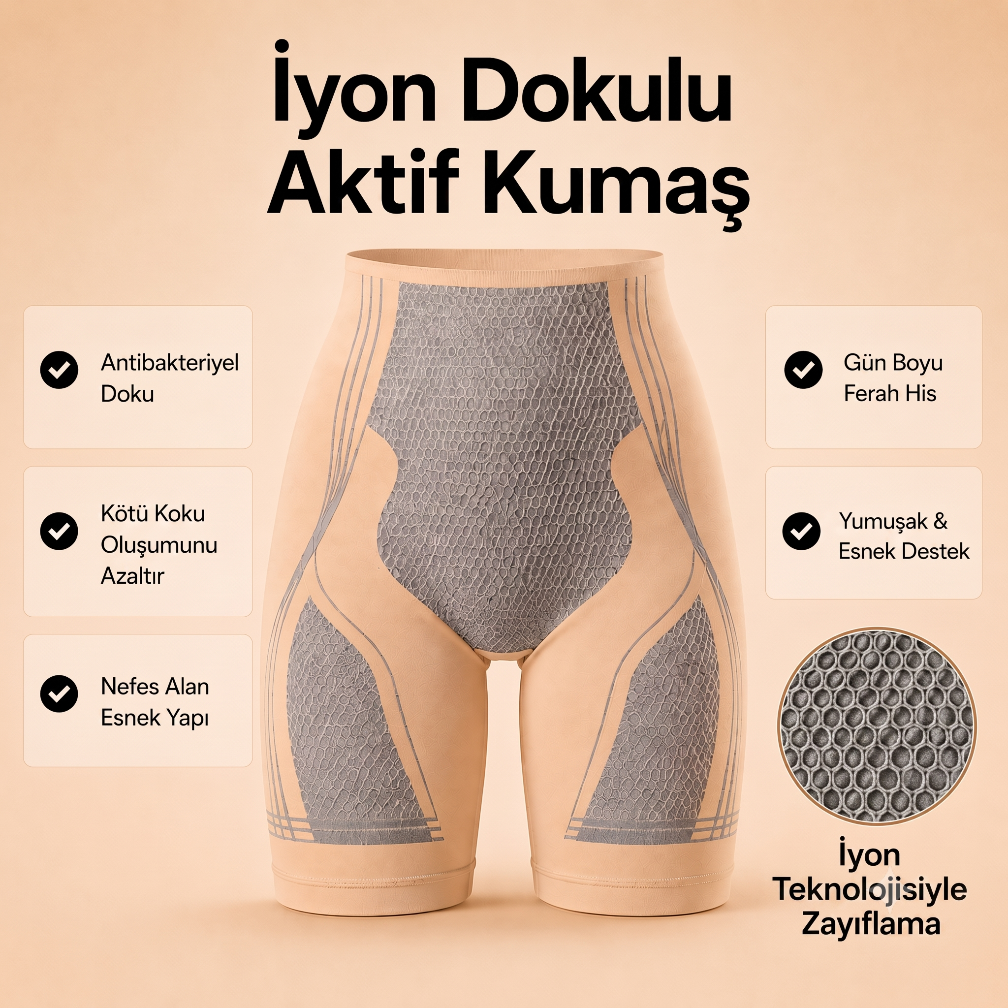 IonSculpt™ 2 Beden İncelten Korse Şort