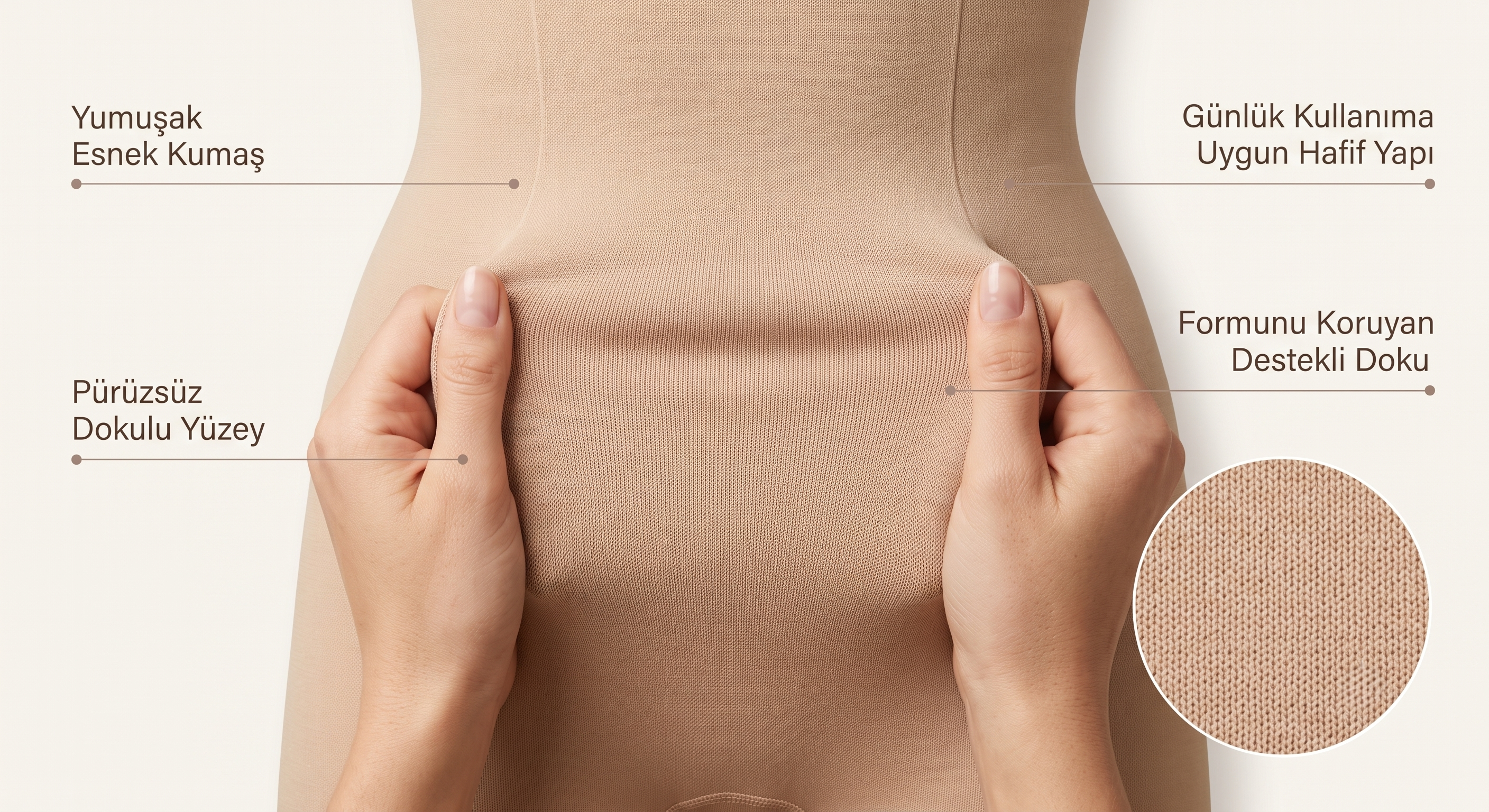 SmoothSculpt Short – Yüksek Bel Toparlayıcı Korse Şort