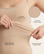 BodySculpt Suit – İnce Askılı Toparlayıcı Body Korse