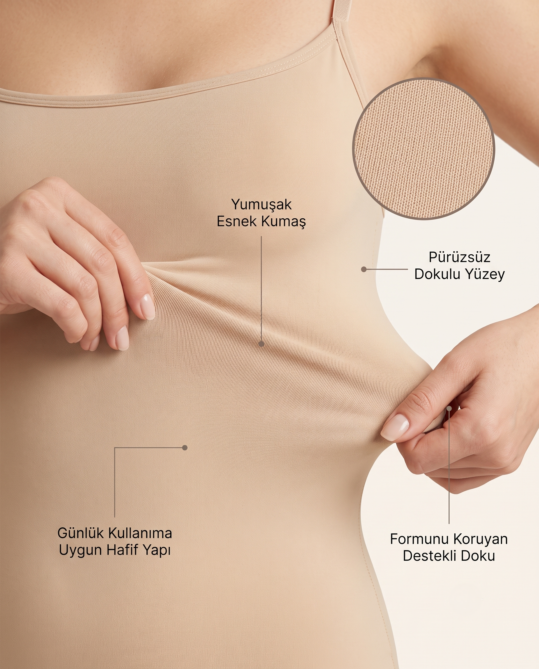 BodySculpt Suit – İnce Askılı Toparlayıcı Body Korse