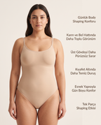 BodySculpt Suit – İnce Askılı Toparlayıcı Body Korse