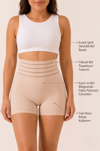 FlexSculpt Short – Yüksek Bel Toparlayıcı Şort